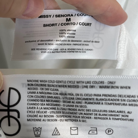 Vintage X America NWT White Lace Bodice Top Sz M - Picture 11 of 11